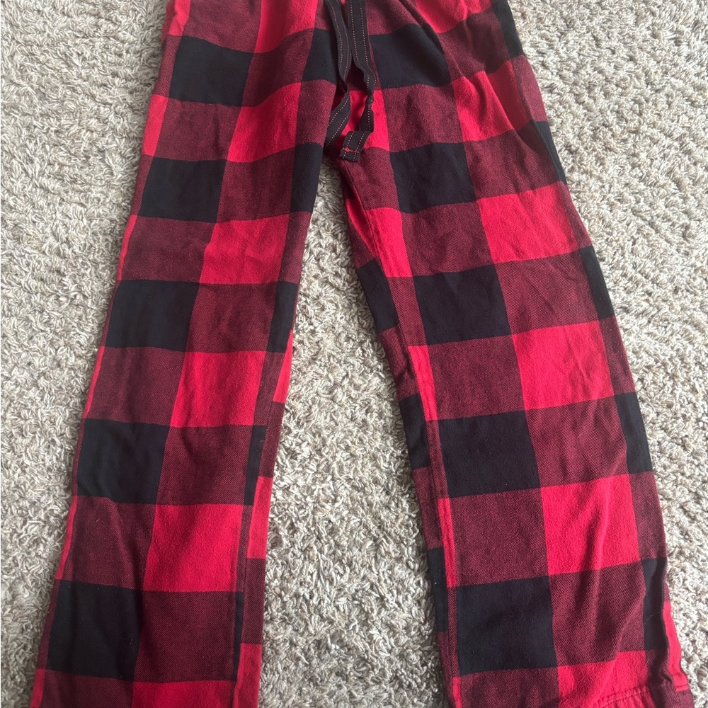 Old Navy Red and Black Buffalo Plaid Pajama Bottoms